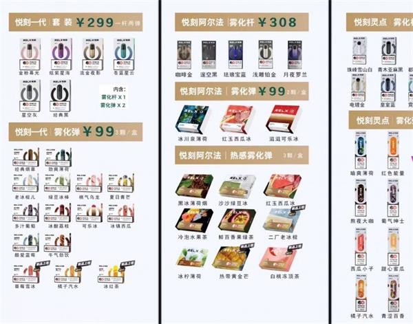 亲测relx悦刻哪个味道最为好抽?